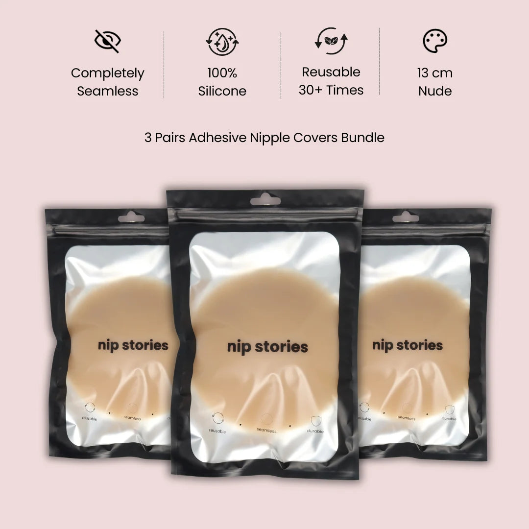 3 pairs sticky nippys - adhesive nipple covers