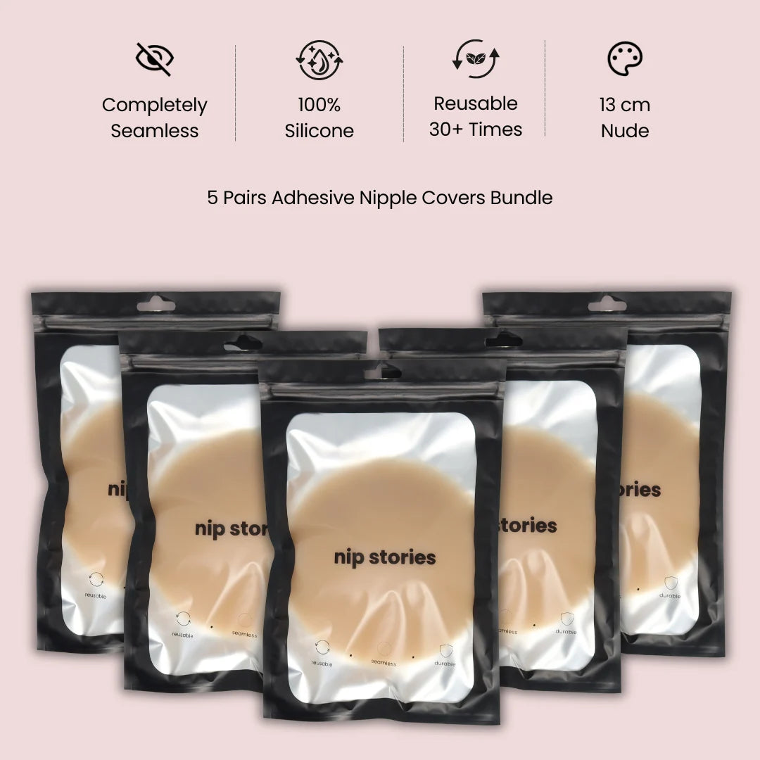 5 pairs sticky nippys - adhesive nipple covers