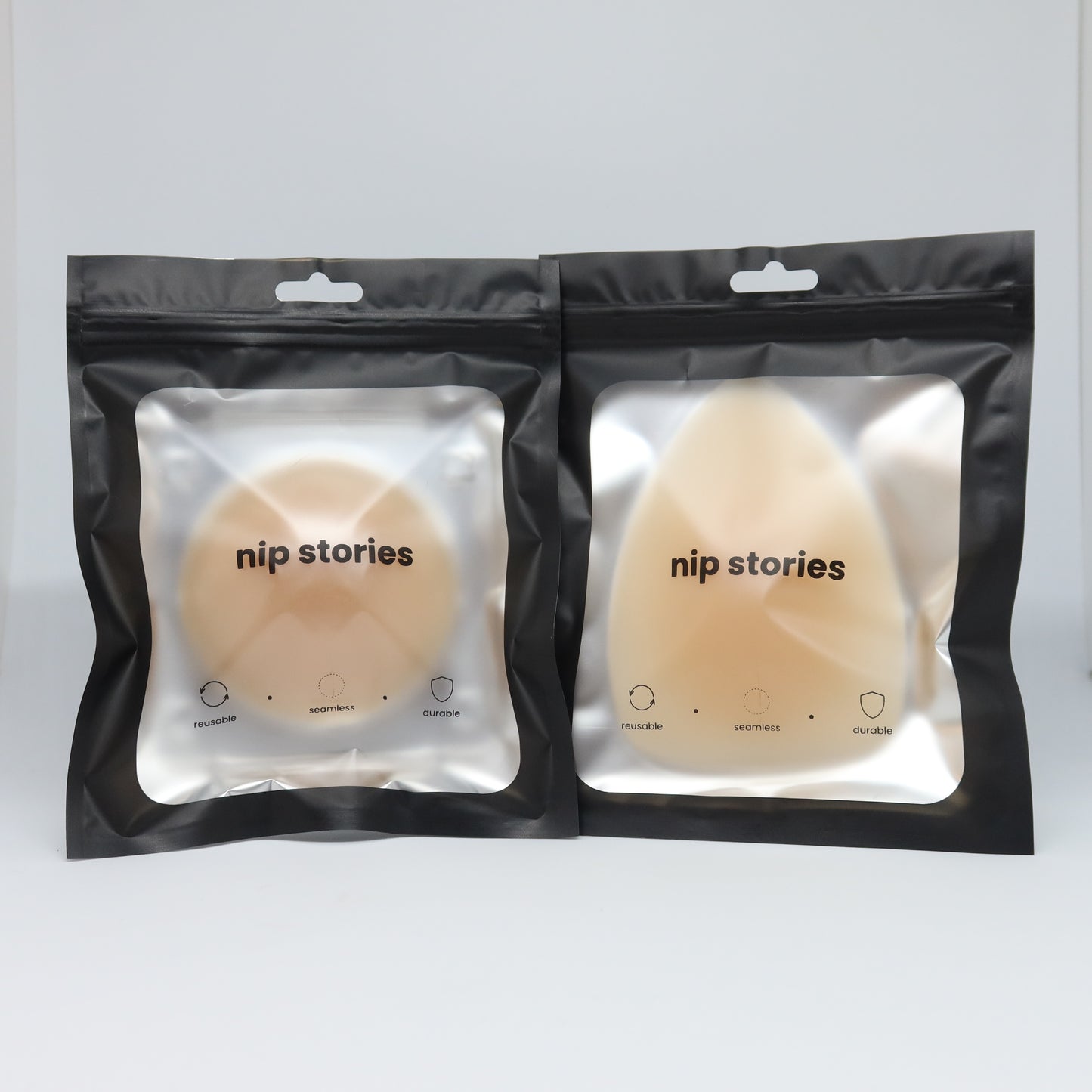 round nipple covers and triangle nipple covers by nip stories new zealand