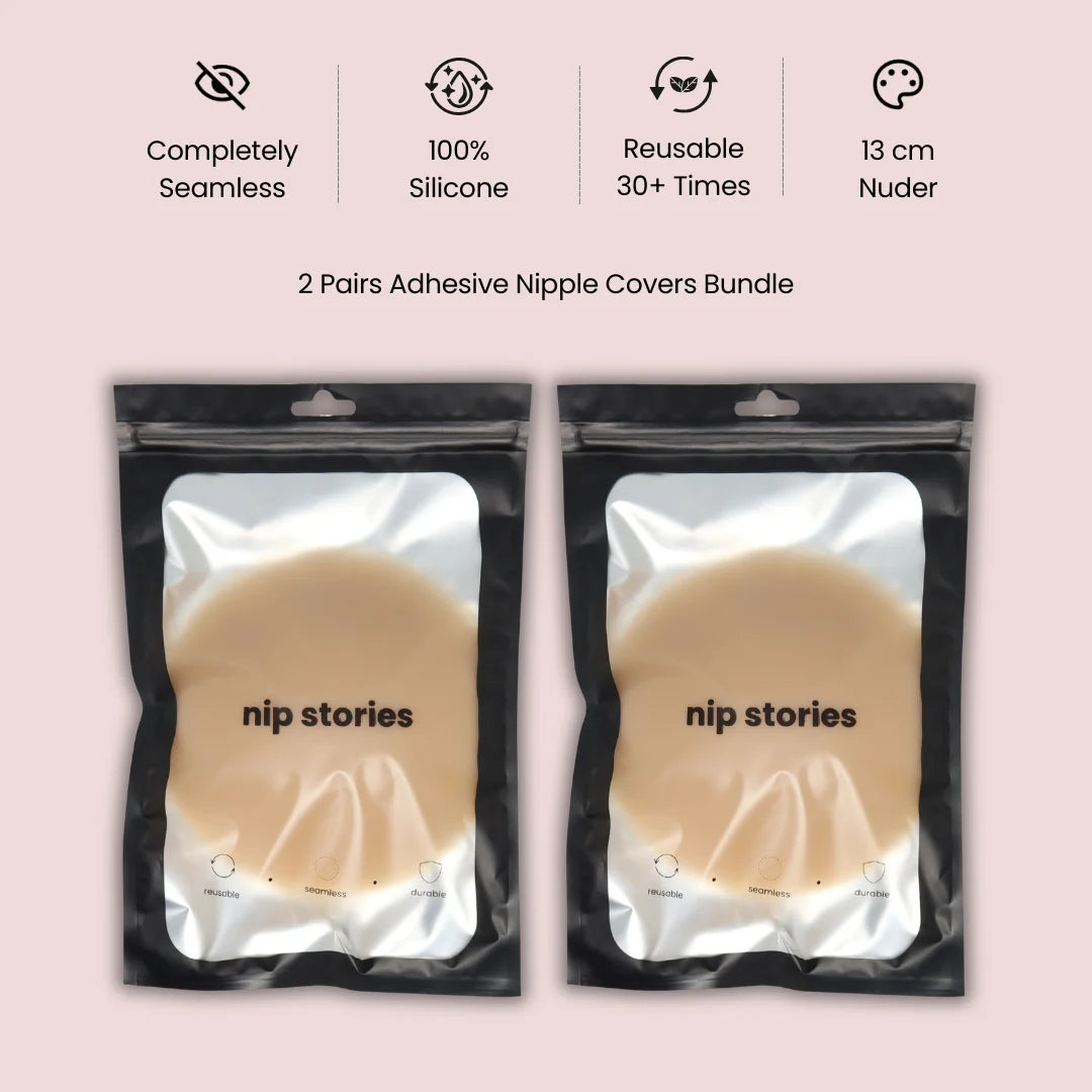 2 Pairs - Sticky Nippys - Adhesive Nipple Covers