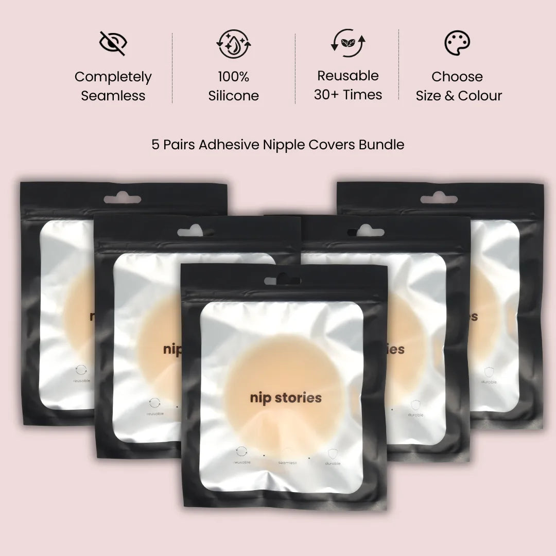 5 pairs sticky nippys - adhesive nipple covers