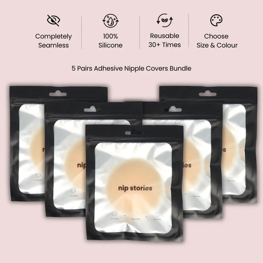 5 pairs sticky nippys - adhesive nipple covers