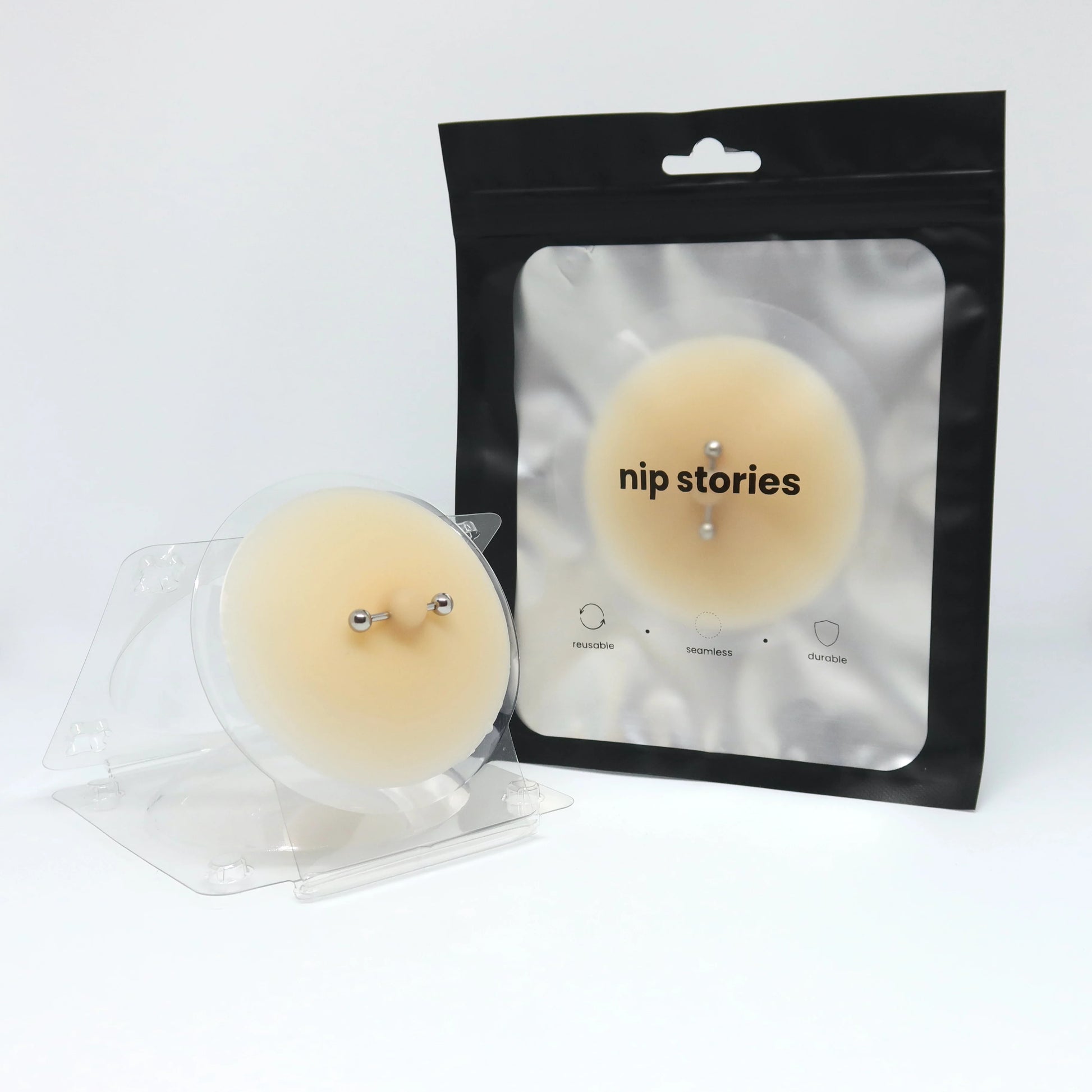 pierced nipple covers in nip stories packaging