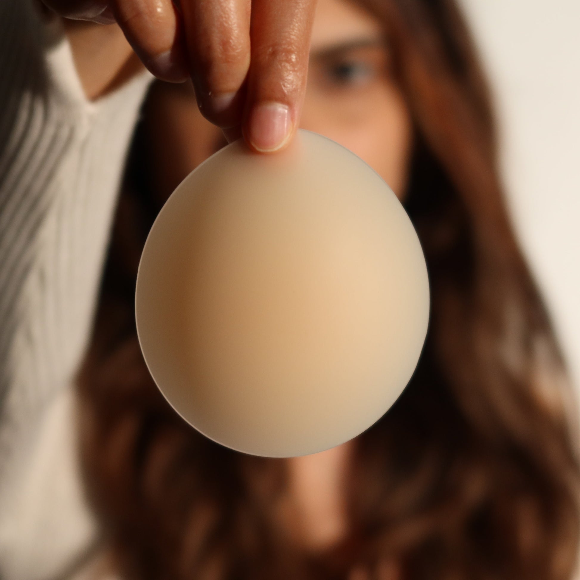 one light non adhesive nipple cover by nip stories - front view
